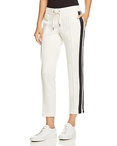 Shop Pam & Gela Cropped Track Pants In Off White