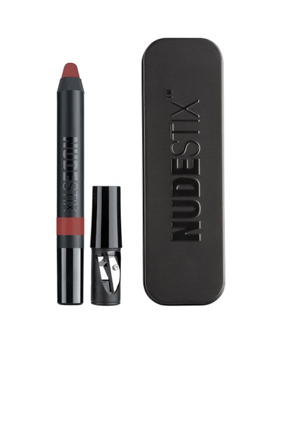 Shop Nudestix Magnetic Matte Lip Color In Burgundy