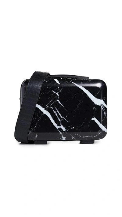 Shop Calpak Cosmetic Case In Midnight Marble
