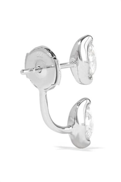 Shop Anita Ko Orbit 18-karat White Gold Diamond Earring