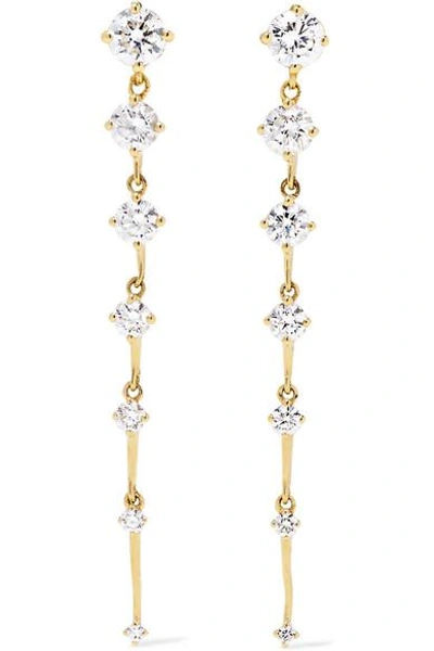 Shop Fernando Jorge Sequence 18-karat Gold Diamond Earrings