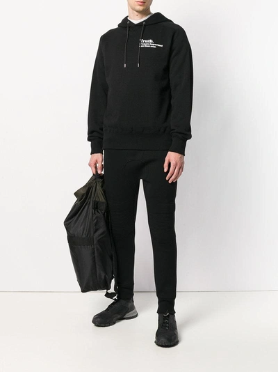 Shop Sacai Truth Hoodie - Black