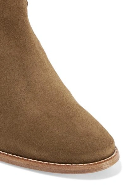 Shop Isabel Marant Crisi Suede Ankle Boots In Brown