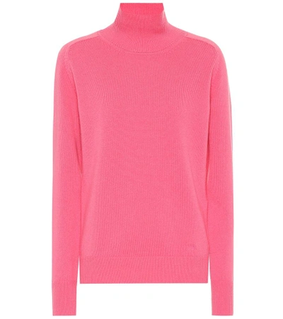 Shop Victoria Beckham Stretch Cashmere Sweater In Pink