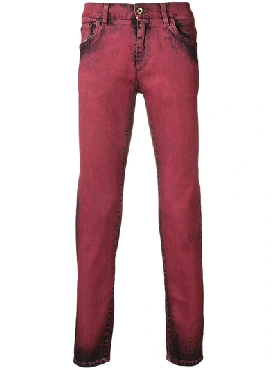Shop Dolce & Gabbana Skinny Jeans - Red