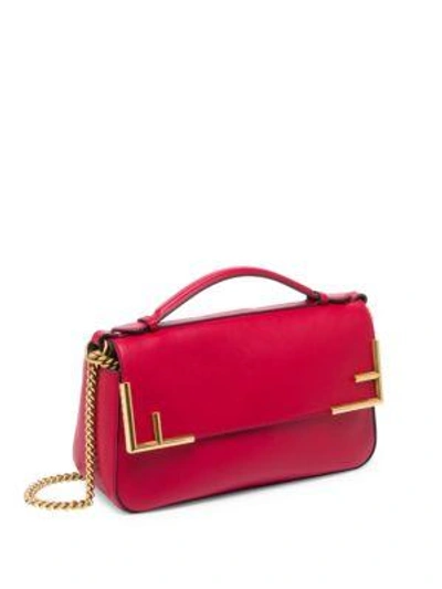 Shop Fendi Women's Ff Shoulder Bag In Strawberry