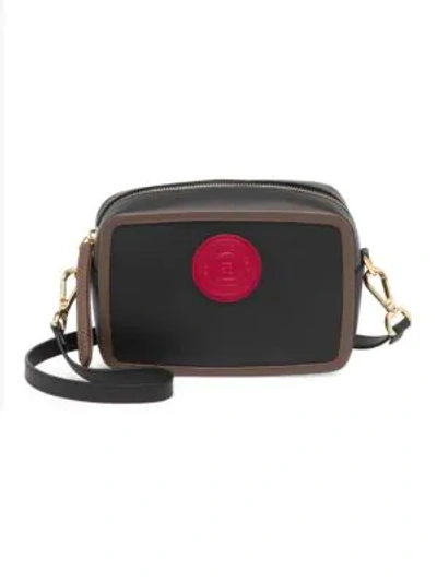Shop Fendi Women's Mini Leather Camera Bag In Plaster Pink