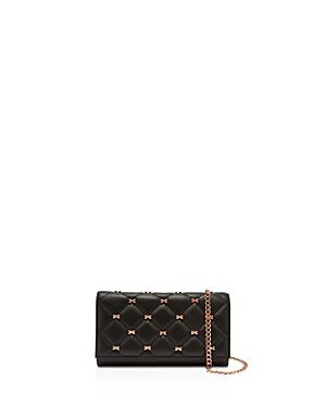 ted baker purse black and rose gold