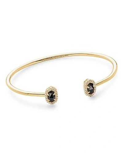 Shop Kendra Scott Calla Bracelet In Gold/black