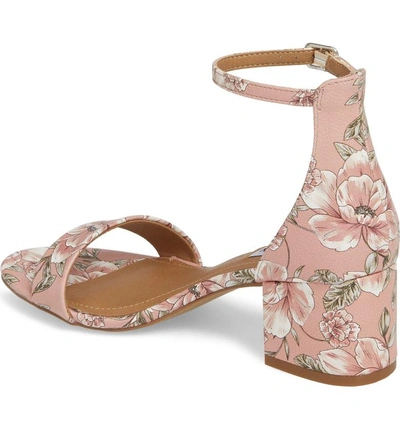 Shop Steve Madden Irenee Ankle Strap Sandal In Pink Multi