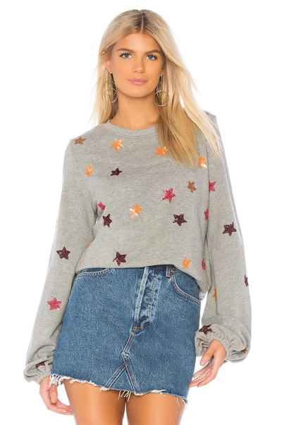 Shop Rococo Sand Star Sweatshirt In Gray