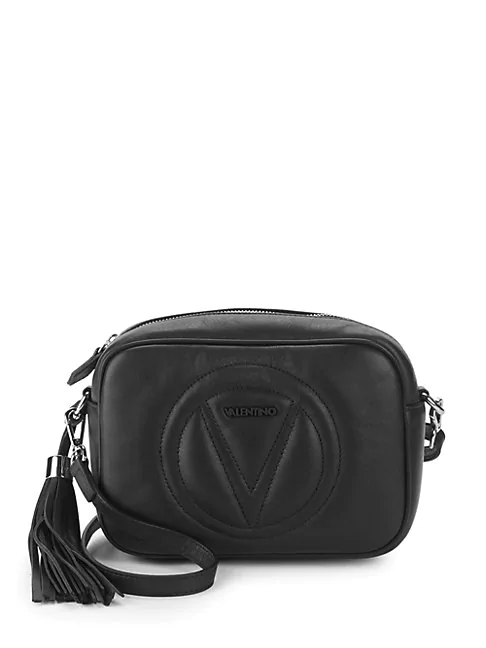 valentino black tassel bag