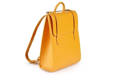 Shop Strathberry Of Scotland The Strathberry Backpack - Blossom Yellow