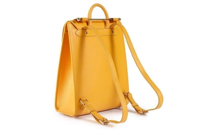 Shop Strathberry Of Scotland The Strathberry Backpack - Blossom Yellow