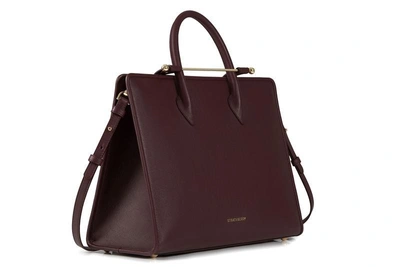 Shop Strathberry Of Scotland The Strathberry Tote - Burgundy