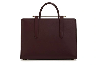 Shop Strathberry Of Scotland The Strathberry Tote - Burgundy