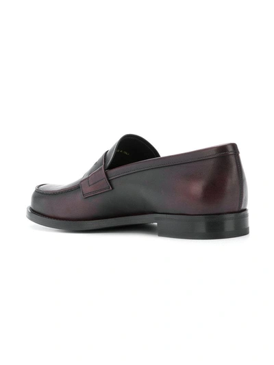 Shop Prada Penny Loafers - Red