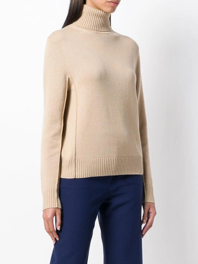 Shop Chloé Cashmere Knit Sweater - Neutrals