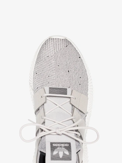 Shop Adidas Originals Adidas Prophere Grey Lowtop Cotton Sneakers