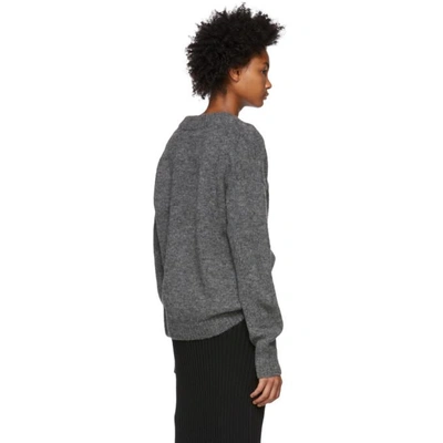 Shop Tibi Grey Airy Sweater