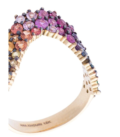 Shop Ana Khouri Multicolor Simplicity Ring
