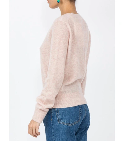 Shop The Row Pink Minco Cashmere Silk Blend Sweater