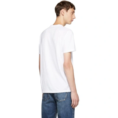 Shop Givenchy White Logo T-shirt