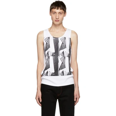 Shop Calvin Klein 205w39nyc White Andy Warhol Tank Top In 100 White
