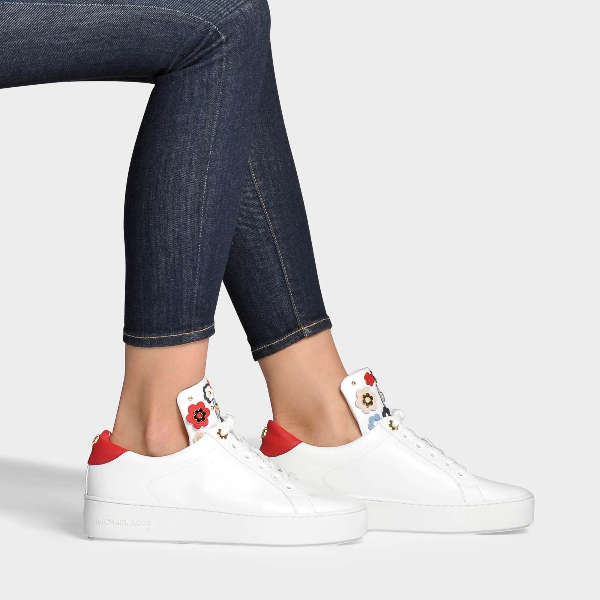 michael kors mindy floral sneakers