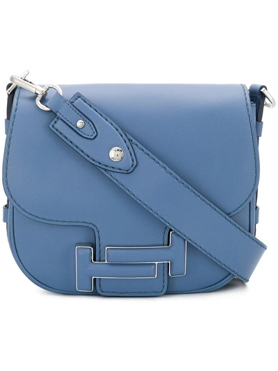 Shop Tod's Double T Shoulder Bag - Blue