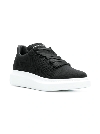 Shop Alexander Mcqueen Runner Sneakers In 1000 Black