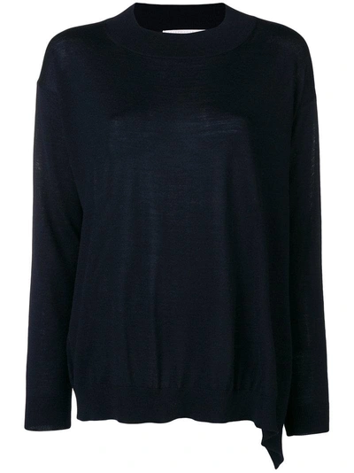 Shop Stella Mccartney Loose Fit Sweater - Blue