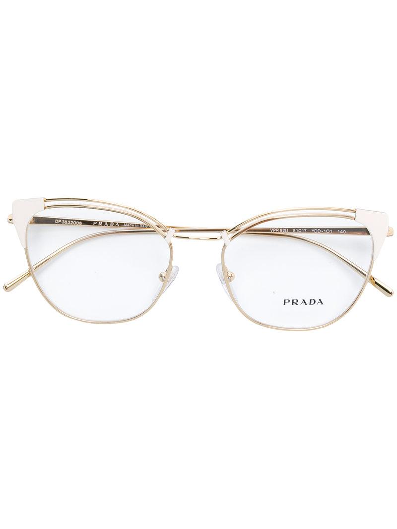 prada cat eye glasses frames