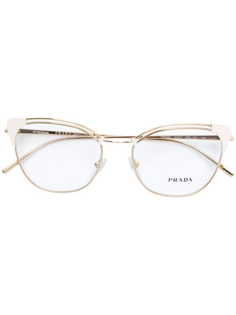 prada cat eye glasses