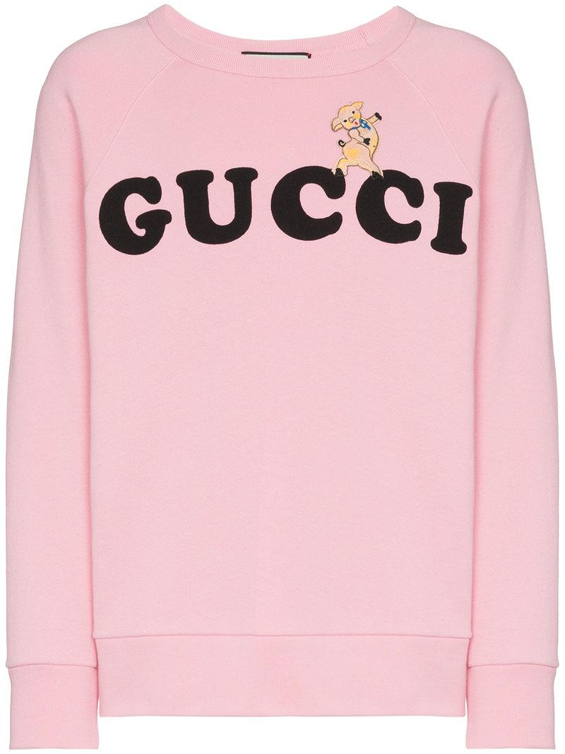 gucci pig hoodie