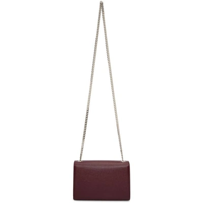 Shop Saint Laurent Red Small Kate Chain Bag