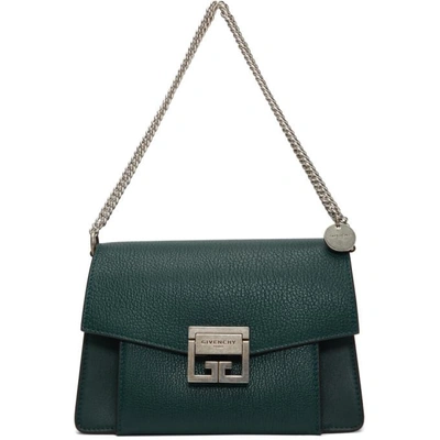 Shop Givenchy Green Small Gv3 Bag In 302 Green