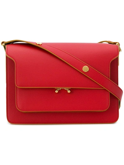 Shop Marni Trunk Bag In Red