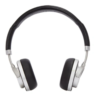 Shop Master & Dynamic Master And Dynamic Black And Silver Wireless Mw50 Headphones In Black/silve