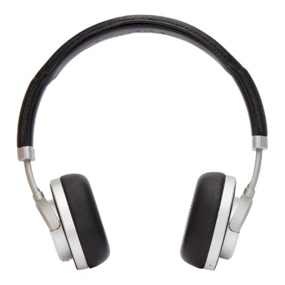 Shop Master & Dynamic Master And Dynamic Black And Silver Wireless Mw50 Headphones In Black/silve