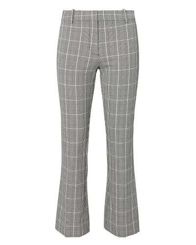Shop 10 Crosby Plaid Cropped Flare Trousers