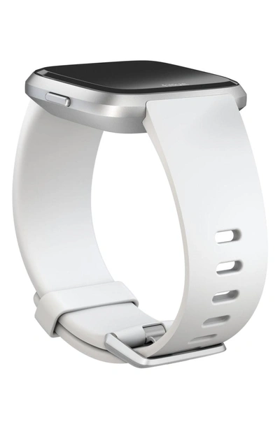 Shop Fitbit Versa Accessory Watch Band In White