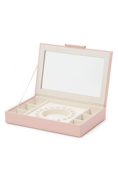 Shop Wolf Sophia Stackable Jewelry Tray Set - Pink In Rose