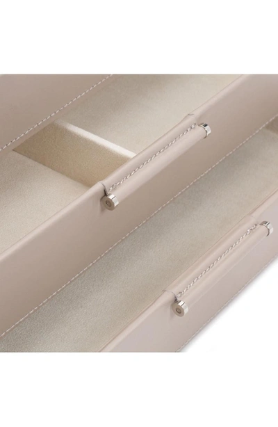 Shop Wolf Sophia Large Jewelry Box - Beige In Mink