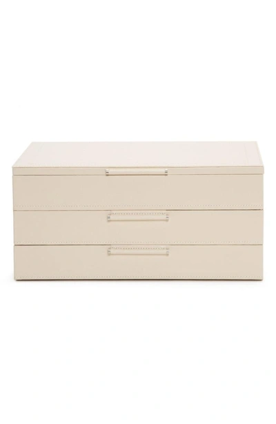 Shop Wolf Sophia Large Jewelry Box In Ivory