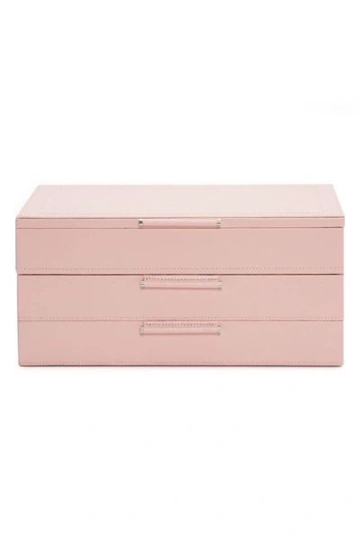 Shop Wolf Sophia Large Jewelry Box - Pink In Rose