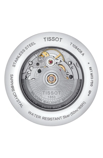 Shop Tissot Ballade Powermatic 80 Chronometer Bracelet Watch, 39mm X 41mm In Silver/ Gold