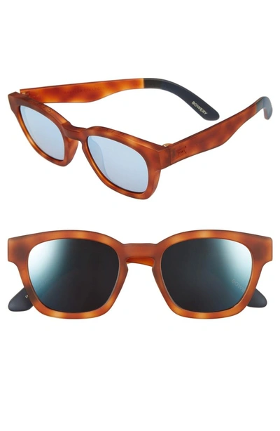 Shop Toms Bowery 51mm Sunglasses In Matte Honey Tortoise