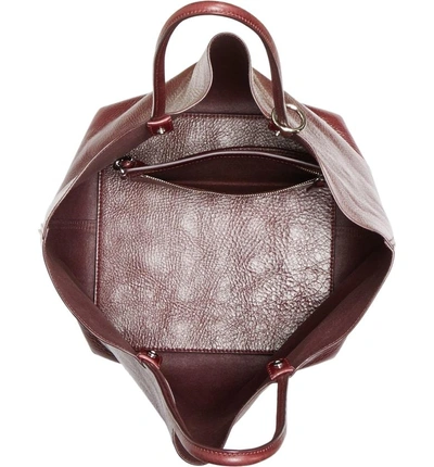 Shop Alexander Wang Large Roxy Leather Tote Bag - Red In Cranberry