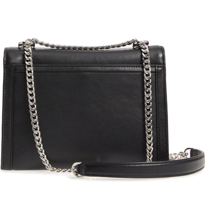 Shop Michael Michael Kors Large Whitney Leather Shoulder Bag In Black